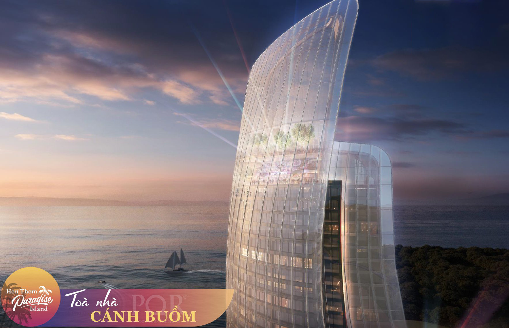 Sky Bar tại t&ograve;a nh&agrave; C&aacute;nh Buồm - Hon Thom Paradise Island